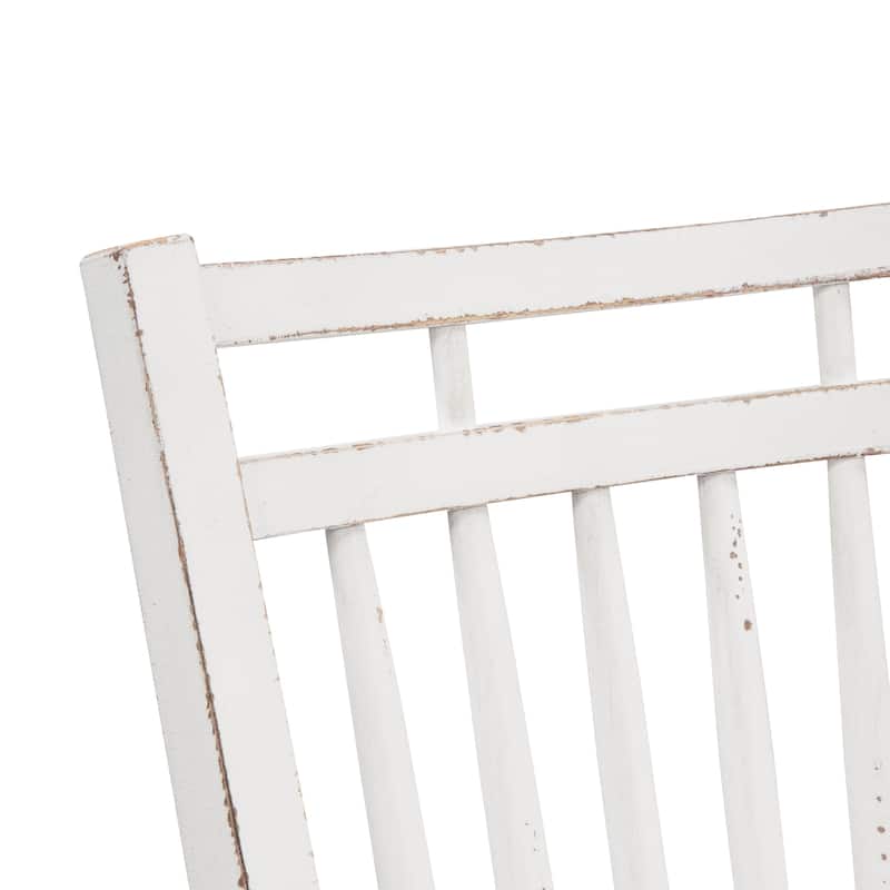 Magnolia Manor Antique White Weathered Bark Opt 5 Piece Gathering Table Set