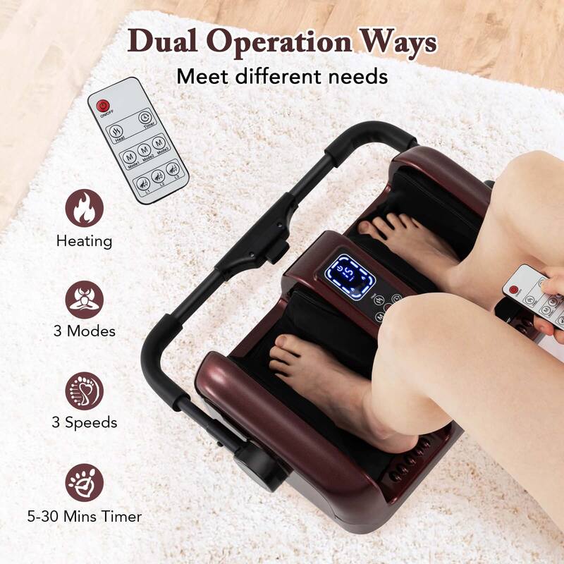 Costway Foot & Calf Massager Deep Kneading Shiatsu Massager Machine - See Details
