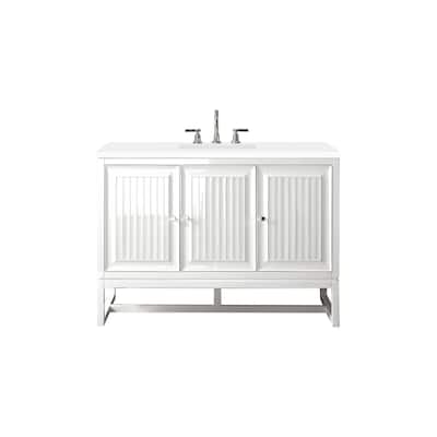 James Martin Vanities E645-V48-3WZ Athens 48" Free Standing Single