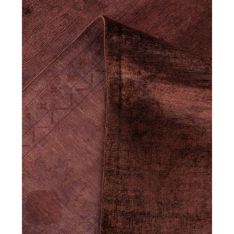 Overdyed One-of-a-Kind Hand-Knotted Area Rug - Pink - 10' 8" x 15' 2"