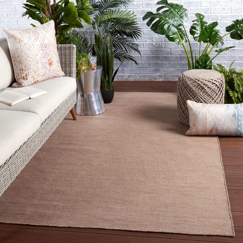Kaden Indoor/ Outdoor Solid Area Rug