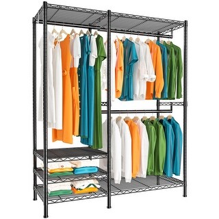 Clothes Rack Heavy Duty 705 LBS Capacity Clothing Racks for Hanging ...