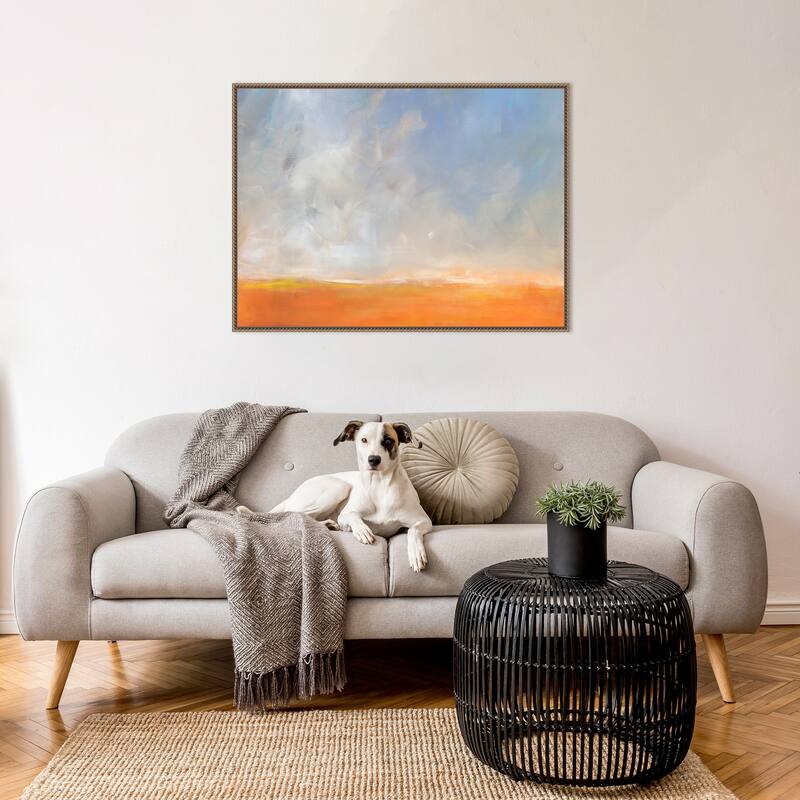 Vast Horizon Dream by Julia Contacessi (38 x 28 in.), Framed Canvas Wall Art Print