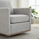 preview thumbnail 12 of 49, 30.7"W Square Swivel Accent Chair, 360° Club Lounge Armchair