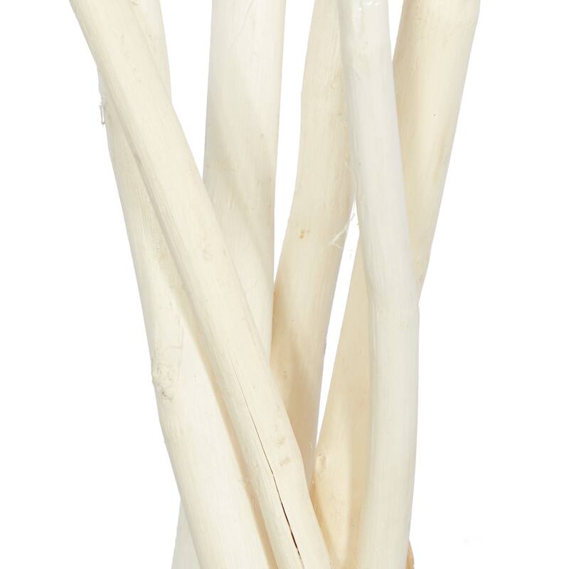 Multi colored, White Brown or Light Brown Dried Plant Pigeon pea Natural Foliage (Set of 2)