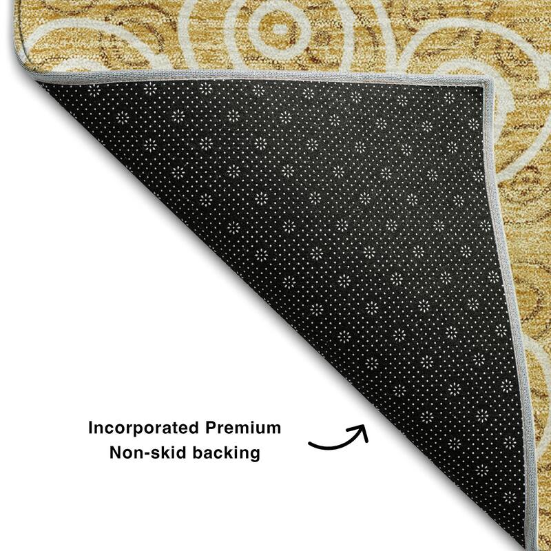 Premium Washable Super Soft Contemporary Zazzle Mayfield Rug