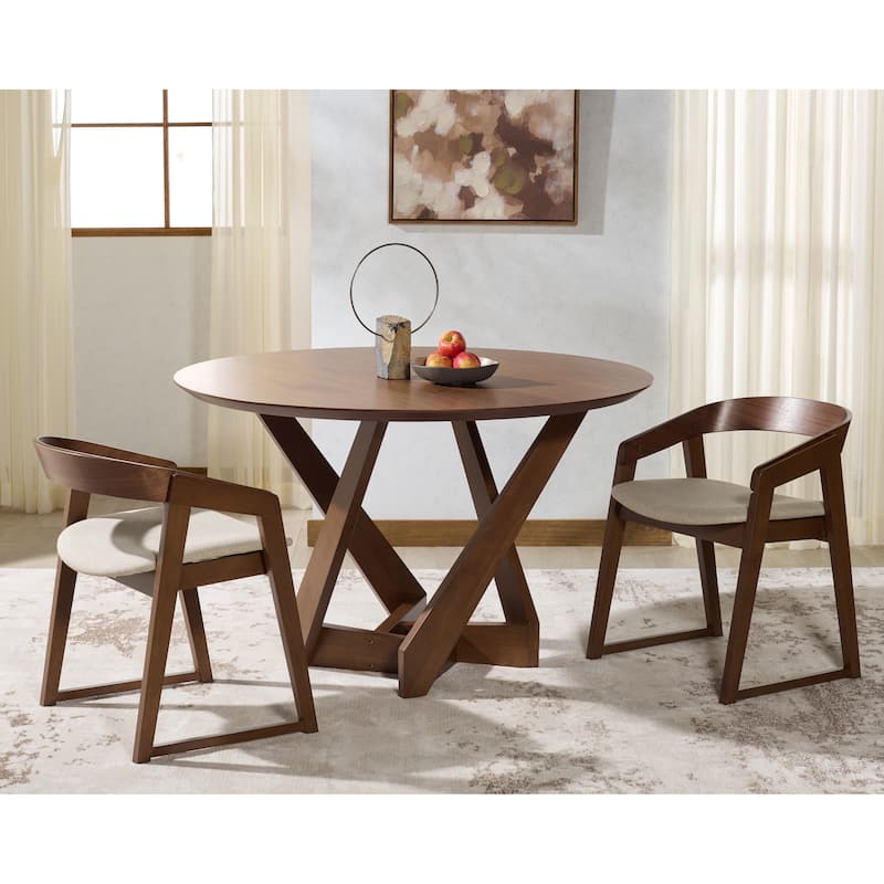 SAFAVIEH Couture Hildabryna Dining Chair (Set of 2) - 21"W x 21"D x 26"H