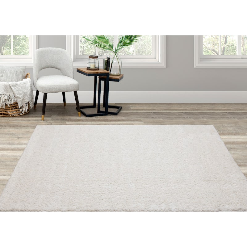 Brooklyn Collection - Cream Tonal Solid Rug