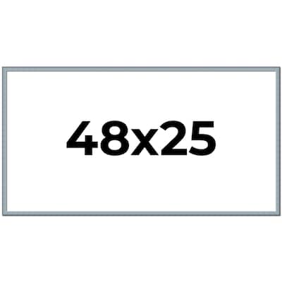 48x25 Frame Rustic Sky Blue Solid Wood Picture Frame | 0.75 Inch