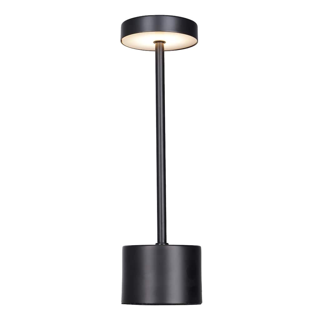 Catalina Halo Touch LED Accent Lamp - Black