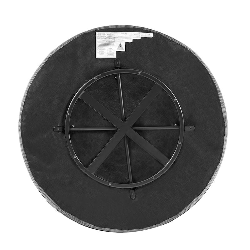 GDFStudio Harrison Swivel Accent Barrel Chair for Relaxed Living