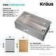 preview thumbnail 38 of 52, KRAUS Kore Stainless Steel Farmhouse Kitchen Sink with Accessories