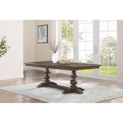Best Quality Furniture 7pc Small Wood Dining Set