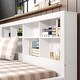 preview thumbnail 7 of 15, Full Bookcase Daybed in White