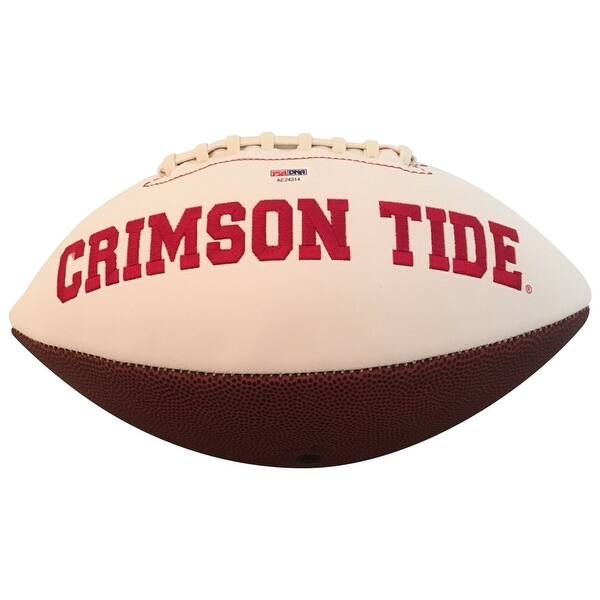 Shop Nick Saban Autographed Alabama Crimson Tide Signed Logo
