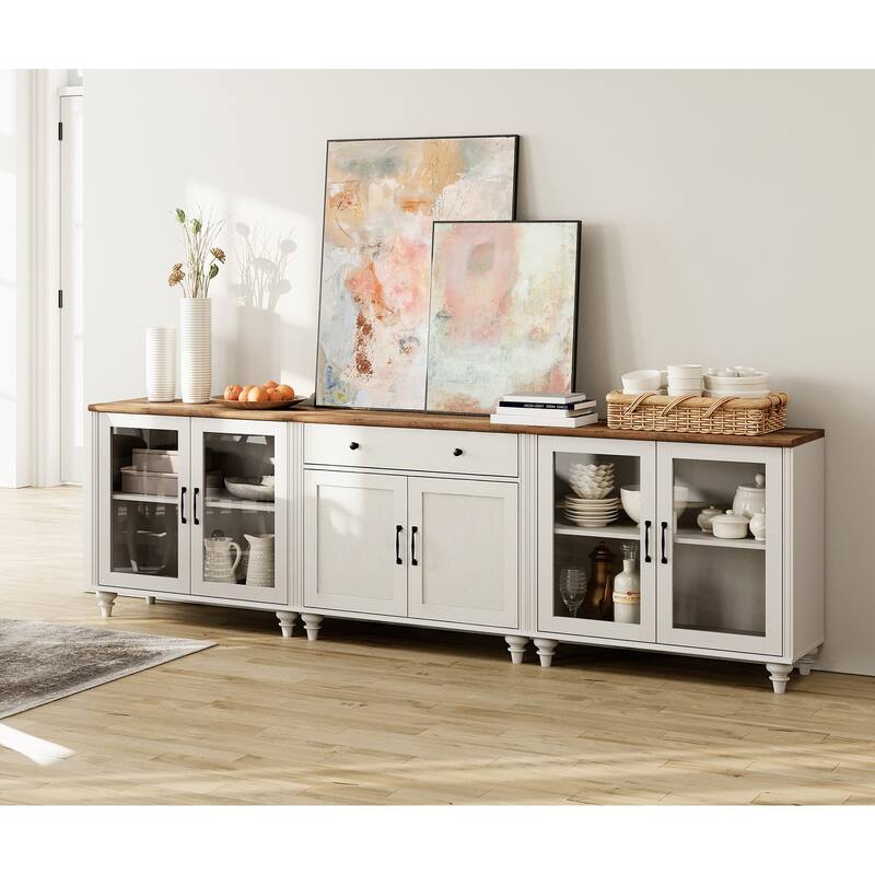 Sideboard Buffet Cabinets with Doors and Drawer