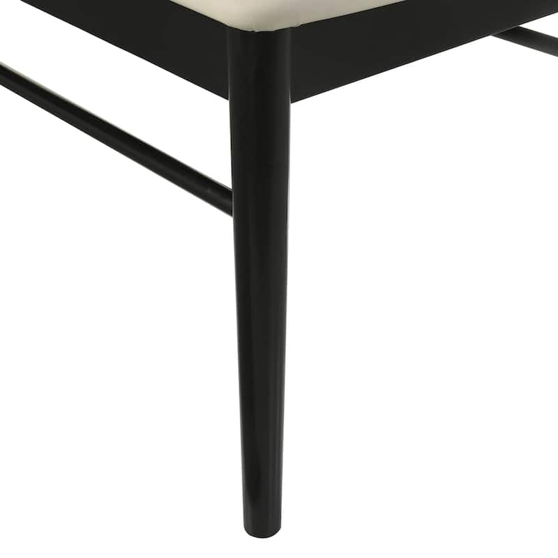 Roundhill Furniture Lavin Curved Back Dining Chairs, Set of 2