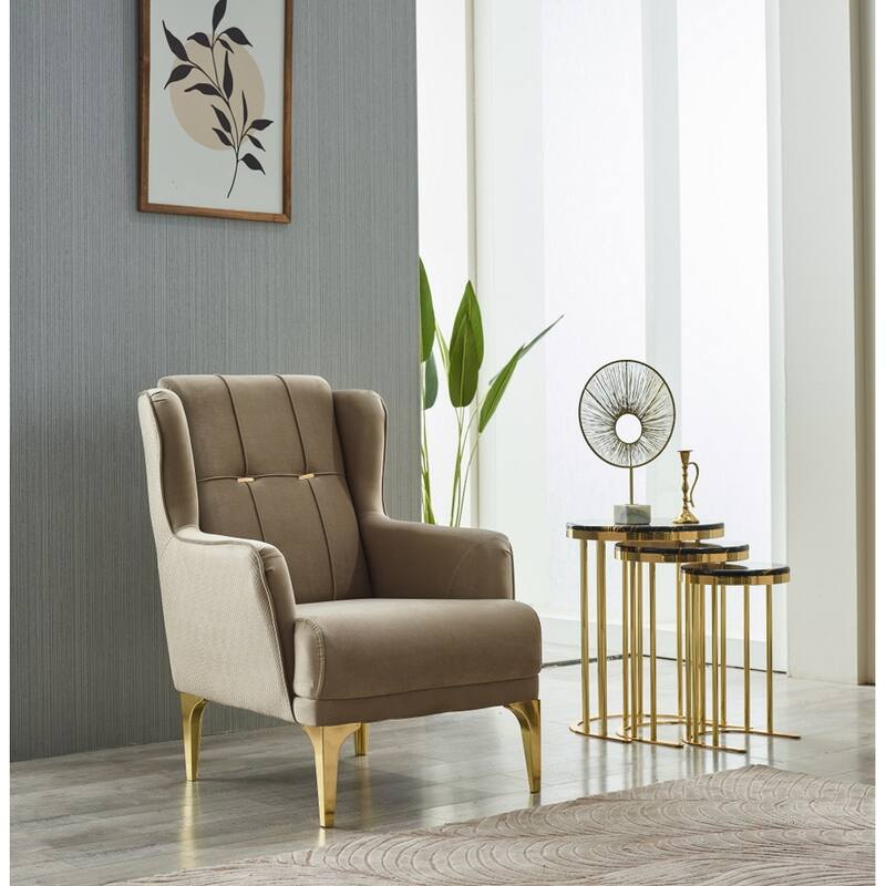 Cad 4-Pieces Comfortable Sleeper Modern One Sofa One Loveseat Two Chair Living Room Set