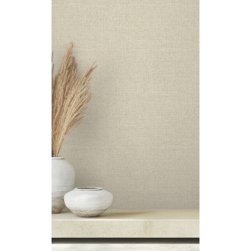 Clarkson Off-White Woven Wallpaper