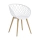 preview thumbnail 6 of 25, Jamesdar Kurv Mid-Century Modern Lightweight Mini Chair (Set of 2)