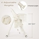 preview thumbnail 9 of 23, Babyjoy 4-in-1 Foldable Baby High Chair Height Adjustable Feeding - 32'' x 23'' x 42''