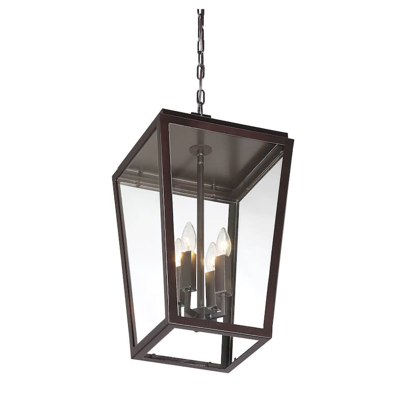 Savoy House Milton 4 Light 12" Wide Outdoor Taper Candle Pendant