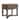 Mendocino Wood Finish X-Base End Table with Drawer by iNSPIRE Q Classic