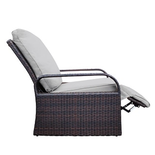 Automatic Adjustable Wicker Lounge Recliner Chair - Bed Bath & Beyond ...