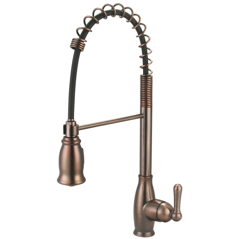 Olympia Faucets K-5045 Accent 1.5 GPM Single Hole Kitchen Faucet - Oil Rubbed Bronze