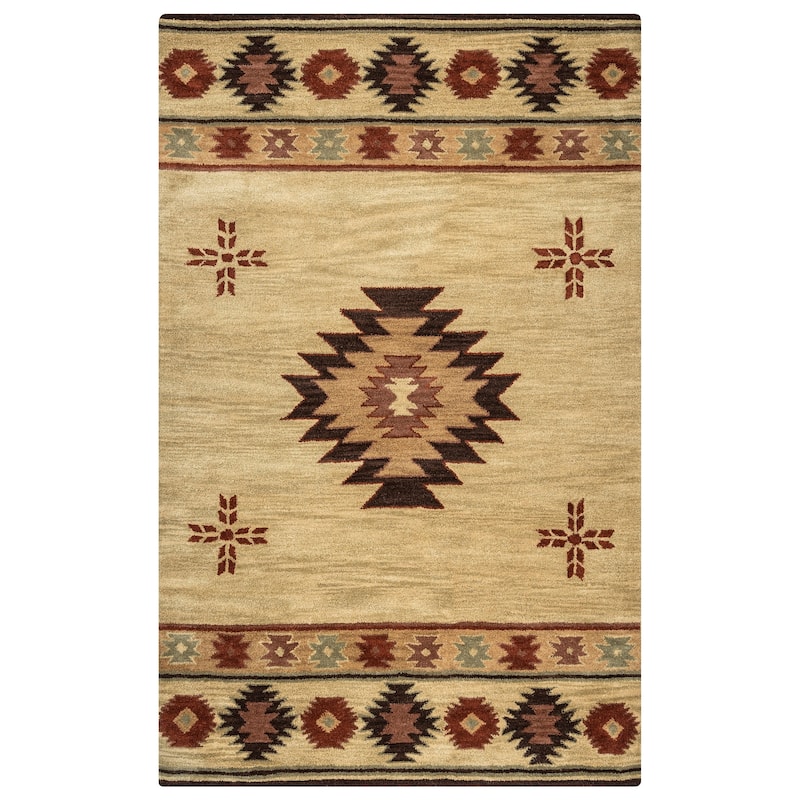 Alora Decor Ryder Southwestern Hand-tufted Wool Rug