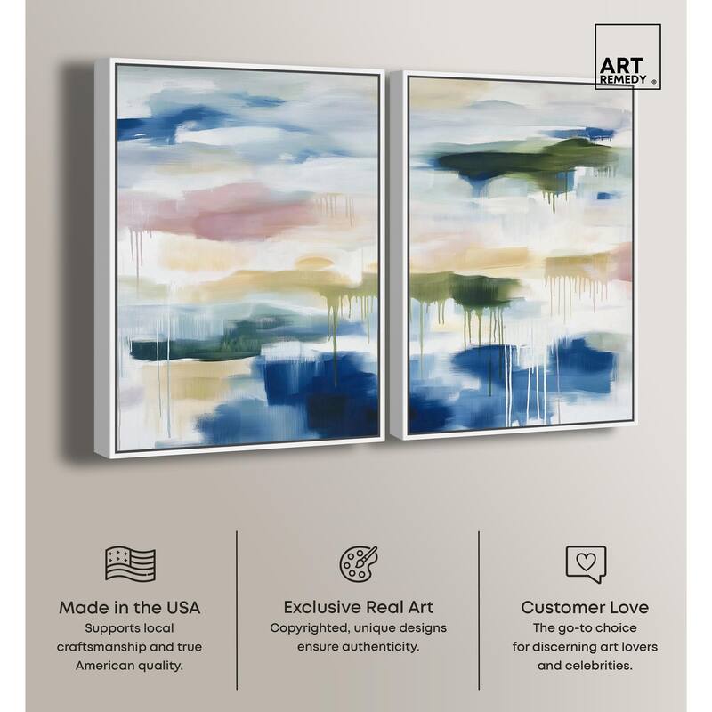 Kairos II Canvas Set of 2 by Art Remedy