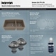 preview thumbnail 70 of 76, Karran Undermount Quartz Double Bowl Kitchen Sink