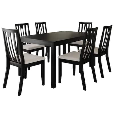 CraftPorch Contemporary Modern 7-piece Wooden Dining Set