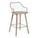 Option White Washed Wood/Antique Copper Metal