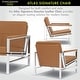 preview thumbnail 13 of 12, Atlas Signature Genuine Leather Accent Chair