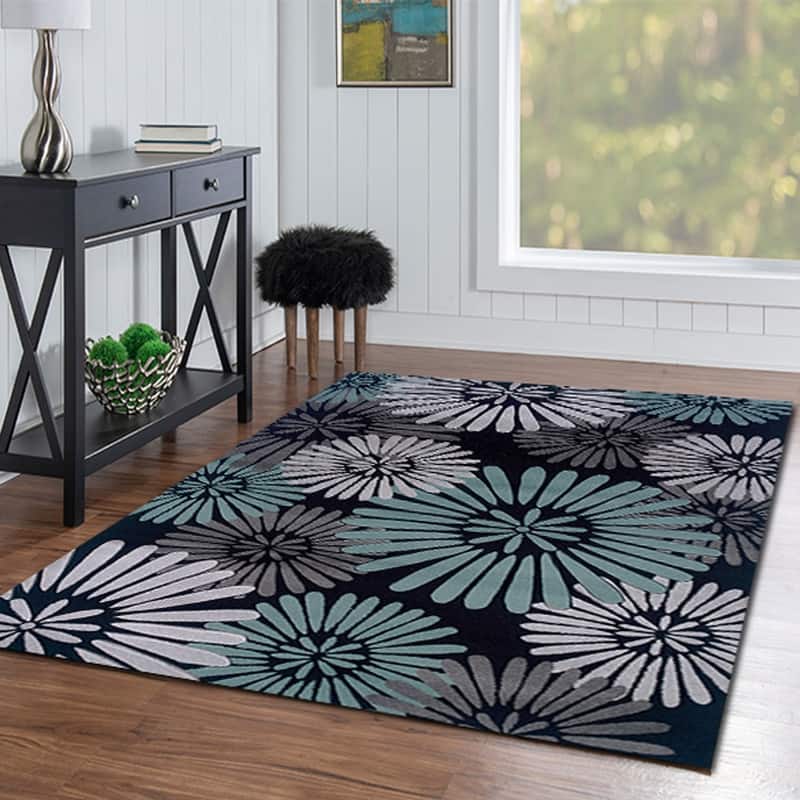 Milan Perth Floral Area Rug