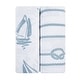 preview thumbnail 3 of 15, Baby Fitted Pack n Play - Mini Crib Sheet 2 Packs Blue Nautical