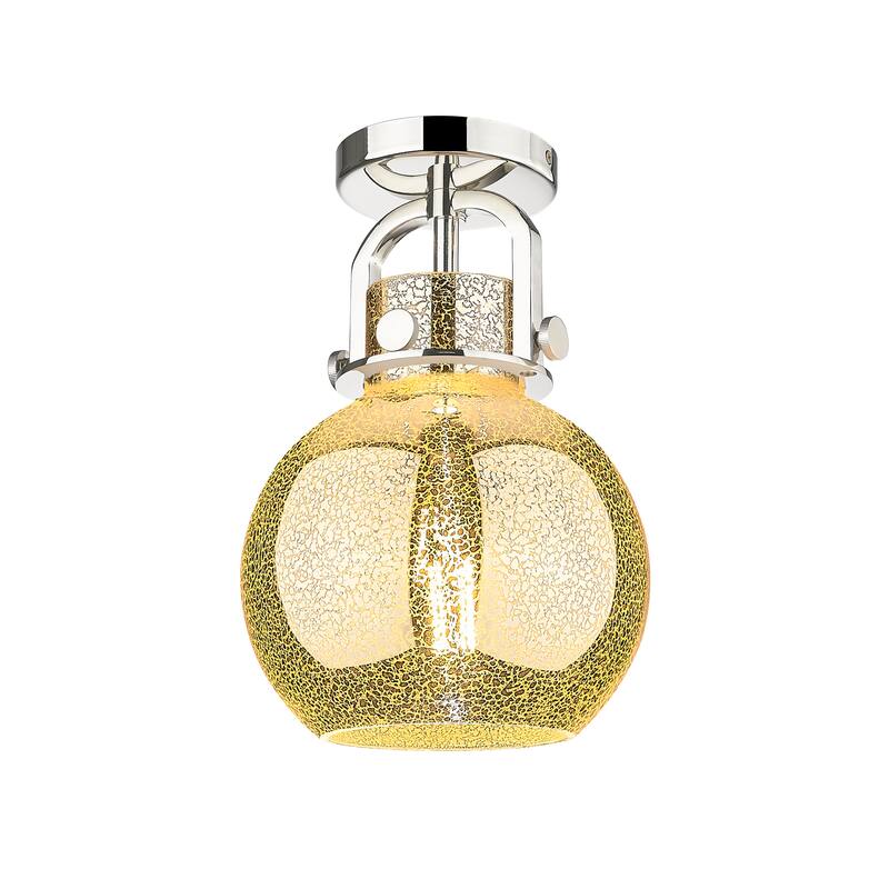 Innovations Lighting Newton Sphere - 1 Light 8" Arched-Frame Flush Mount Light