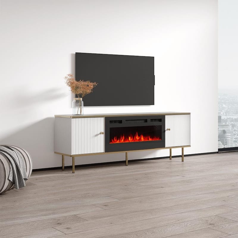 Camelia BL-EF Electric Fireplace 63" TV Stand