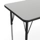 preview thumbnail 59 of 58, Commercial Adjustable Height Rectangular Activity Table-Standard Legs