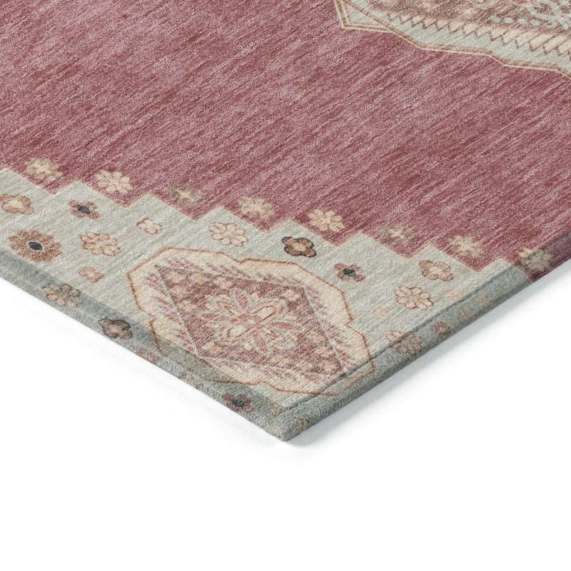 HomeRoots Oriental Traditional Rectangle Outdoor Rug
