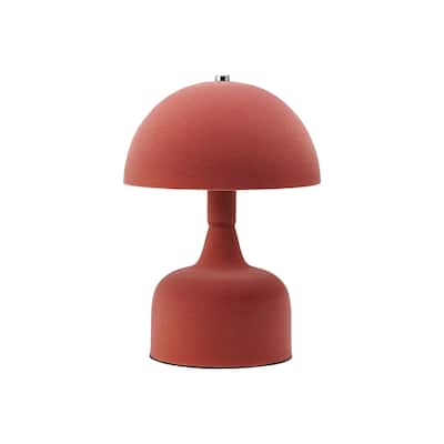 Flocked Metal Table Lamp with Inline Switch