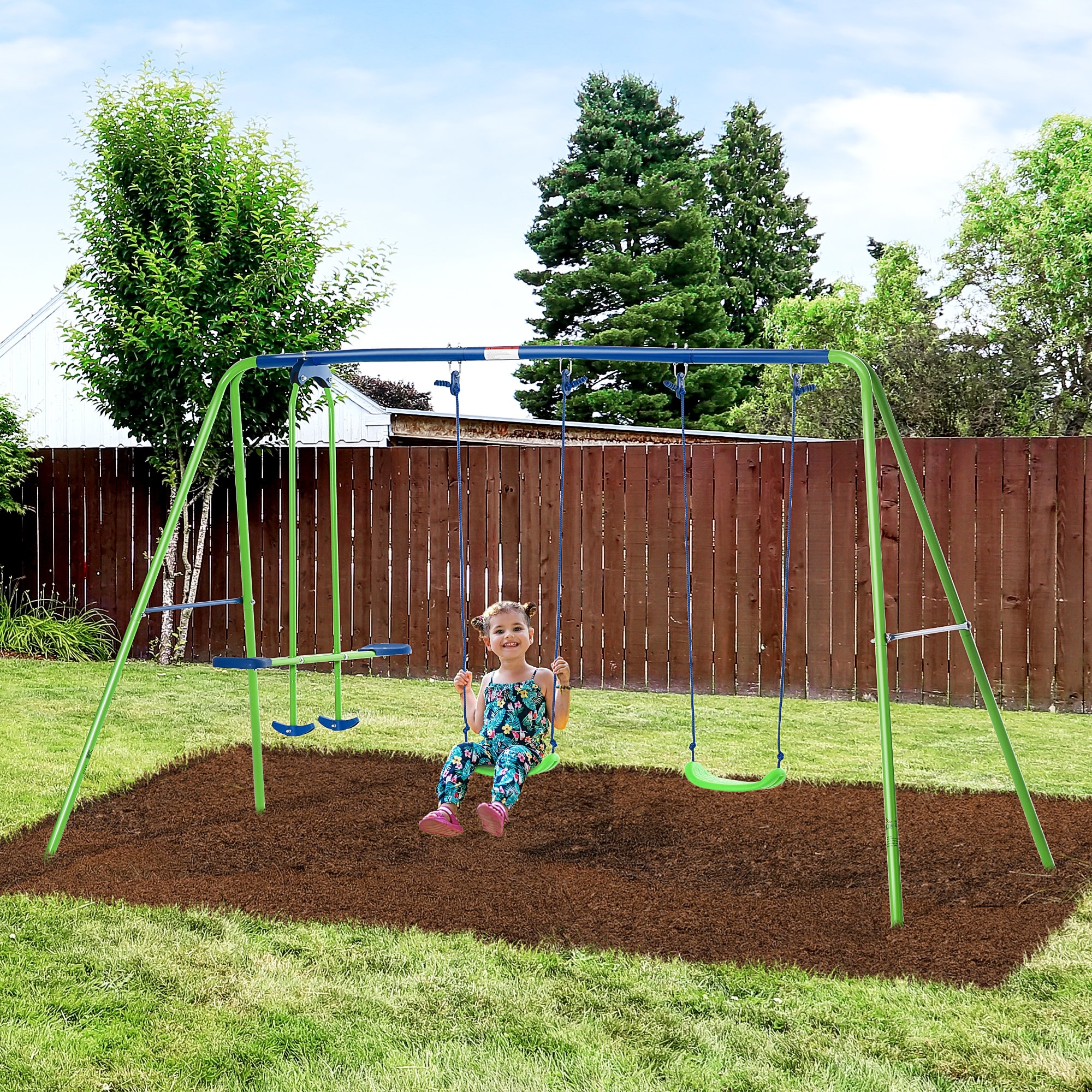Balcony sales swing set