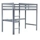 preview thumbnail 13 of 53, Loft Pine Wood Bed Frame with Safety Guardrail,Built-In Desk,Ladder,Twin Size