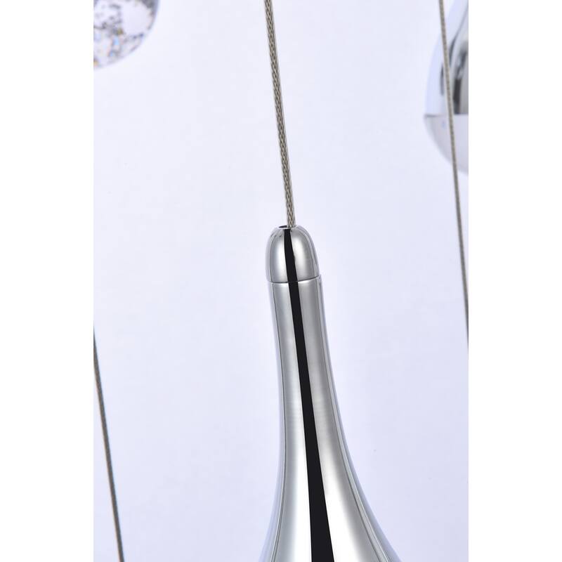 Elegant Lighting 3816D36 Amherst 16 Light 36" Wide LED Chandelier