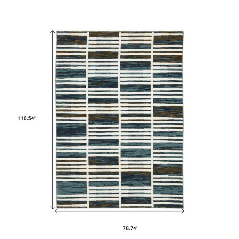 HomeRootsGeometric Modern Rectangle Area Rug