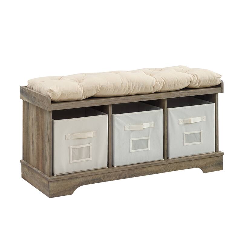 Middlebrook Paradise Hill Storage Bench with Cushion