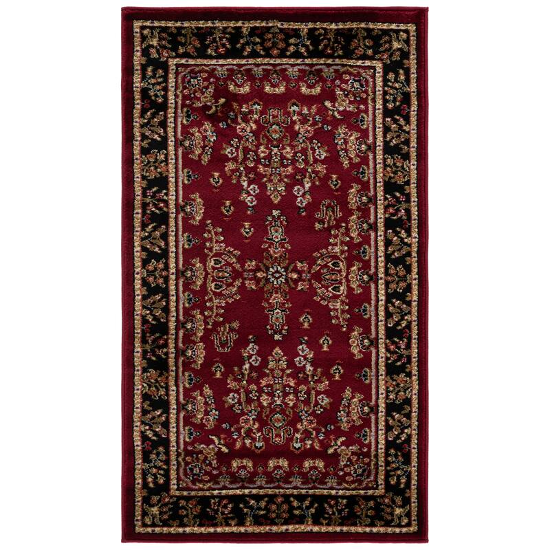 SAFAVIEH, Lyndhurst Sonja Traditional Oriental Rug - 2' x 3' - Red/Black
