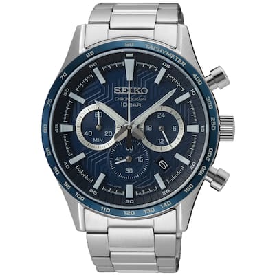Seiko Men's Essentials Blue Dial Watch - SSB445 - 6 (36)