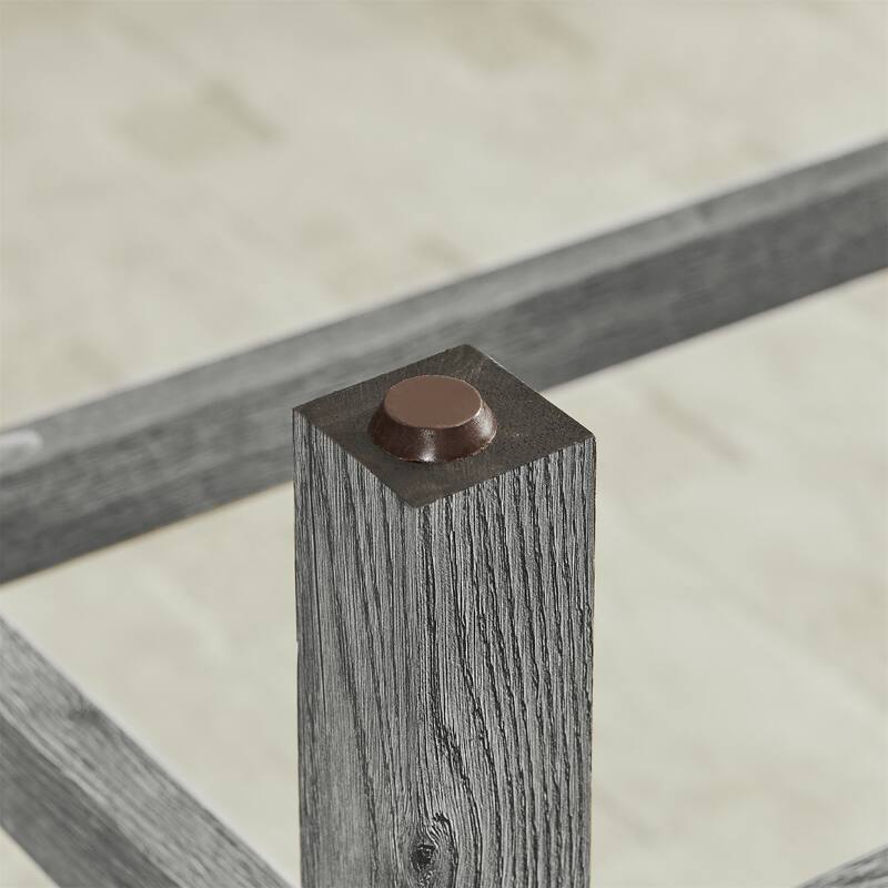 59" Counter Height Bar Table Set with Power Outlet, Industrial Breakfast Table with 3 Stools, 4 Piece Bar Table and Chairs Set